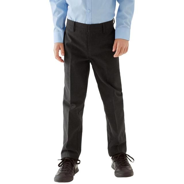 M&amp;amp;S Boys 2Pk Slim Leg School Trousers 4-5 Y   2 per pack