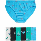 M&amp;amp;S Boys Pure Cotton Transport Briefs 7 Pack 2-8 Years