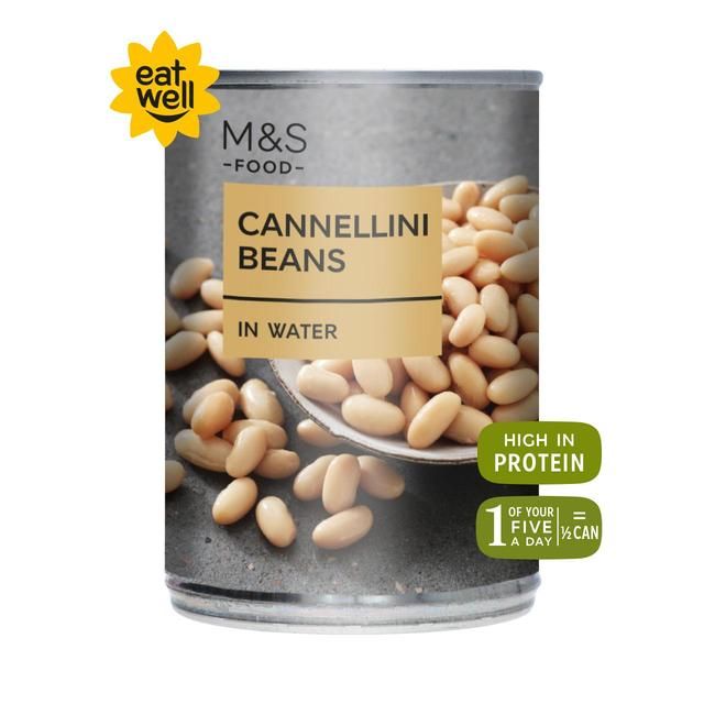M&amp;amp;S Cannellini Beans in Water   400g