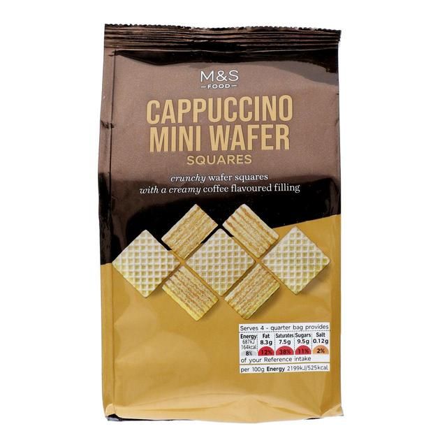 M&amp;amp;S Cappuccino Wafer Squares   125g