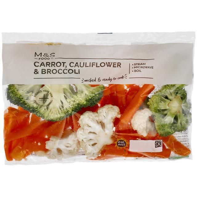 M&amp;amp;S Carrot Cauliflower &amp;amp; Broccoli   240g