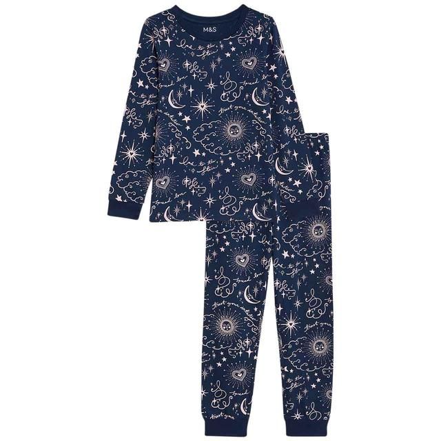 M&amp;amp;S Celestial Pyjamas 7-12 Years Navy