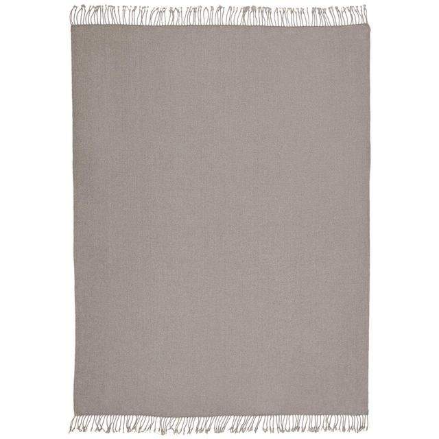 M&amp;amp;S Chenille Throw 1SIZE Light Grey
