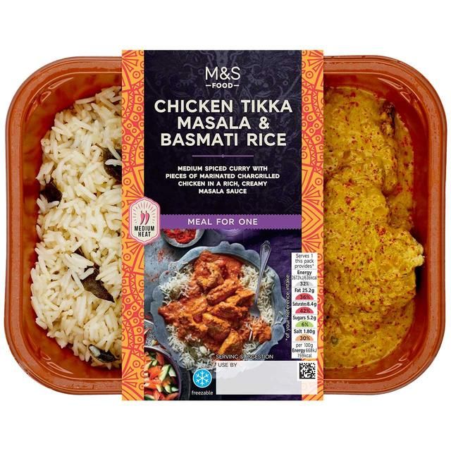 M&amp;amp;S Chicken Tikka Masala with Basmati Rice   400g