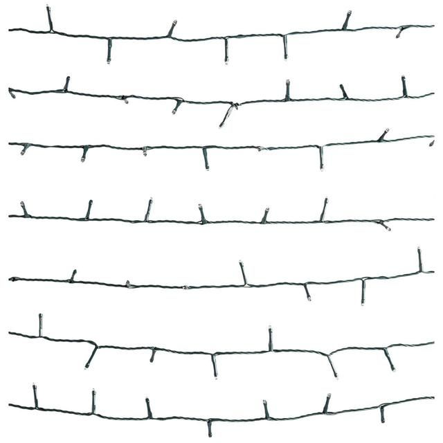 M&amp;amp;S Christmas 300 Bright White Mains Lights 28m