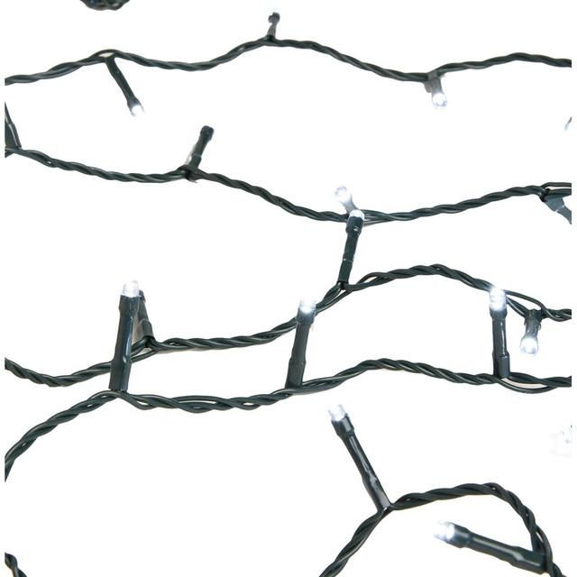 M&amp;amp;S Christmas 300 Bright White Mains Lights 28m