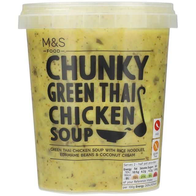 M&amp;amp;S Chunky Thai Chicken Soup   600g