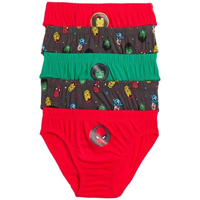 M&amp;amp;S Collection 5 Pack Pure Cotton Avengers Briefs