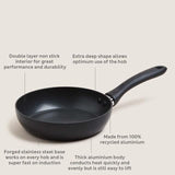 M&amp;amp;S Collection Aluminium 20cm Small Non-Stick Frying Pan One Size Black
