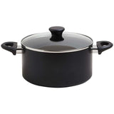 M&amp;amp;S Collection Aluminium 24cm Non-Stick Stock Pot Black