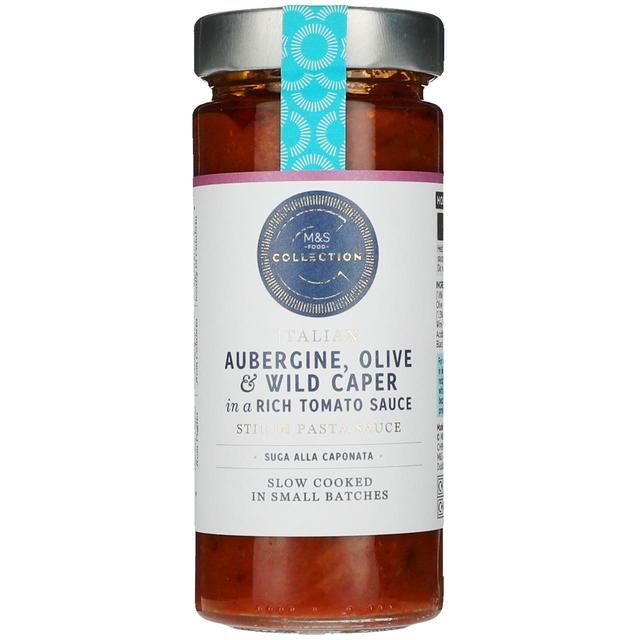M&amp;amp;S Collection Aubergine Olive &amp;amp; Wild Caper Tomato Sauce   280g