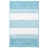 M&amp;amp;S Collection Bobble Striped Bath Mat Duck Egg