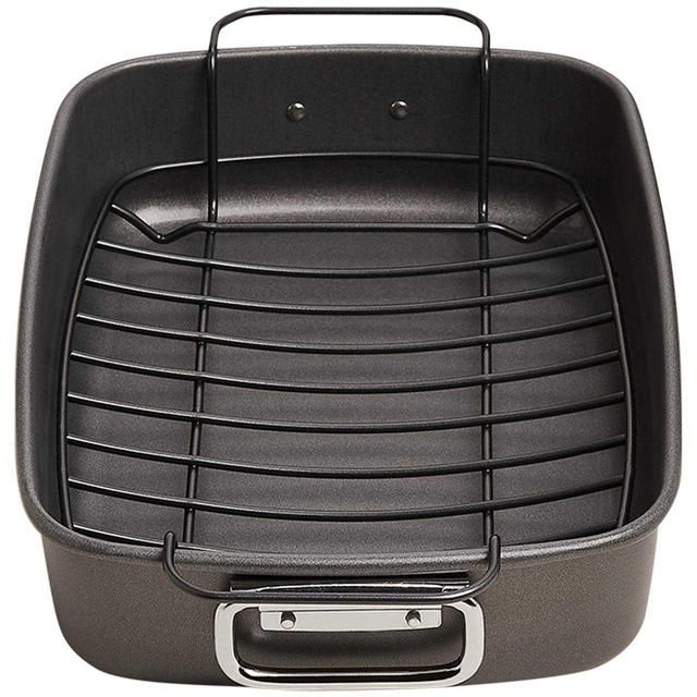 M&amp;amp;S Collection Carbon Steel Non-Stick Roast &amp;amp; Rack One Size Silver