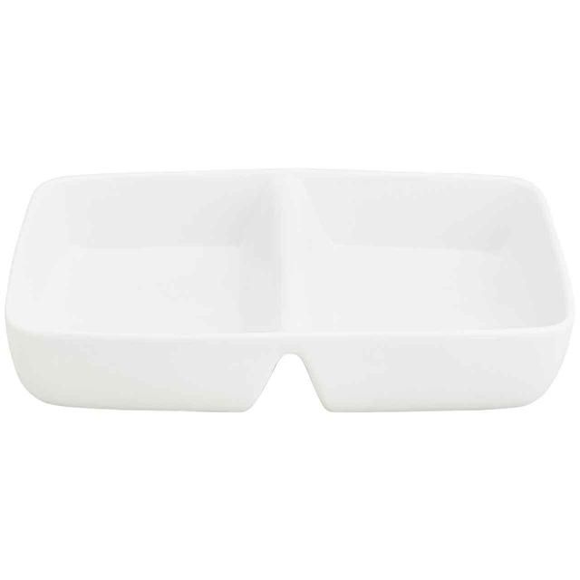 M&amp;amp;S Collection Ceramic Divided Vegetable Serving Dish White