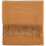 M&amp;amp;S Collection Chenille Plain Throw One Size Caramel