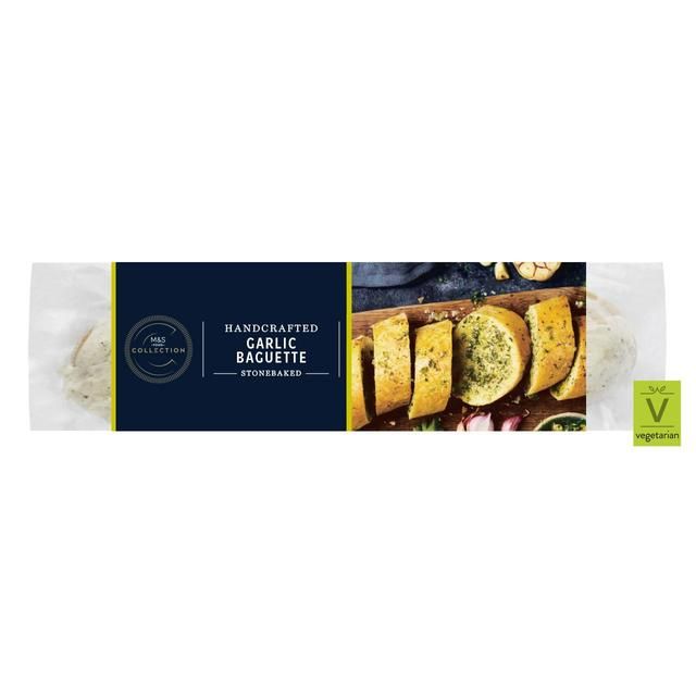 M&amp;amp;S Collection Garlic Baguette   245g