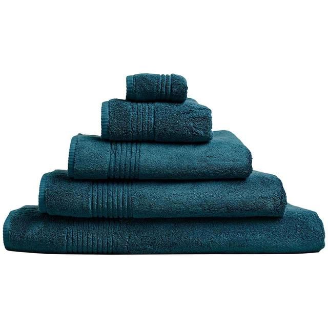 M&amp;amp;S Collection Luxury Egyptian Cotton Bath Towel Dark Green 2 Pack   2 per pack