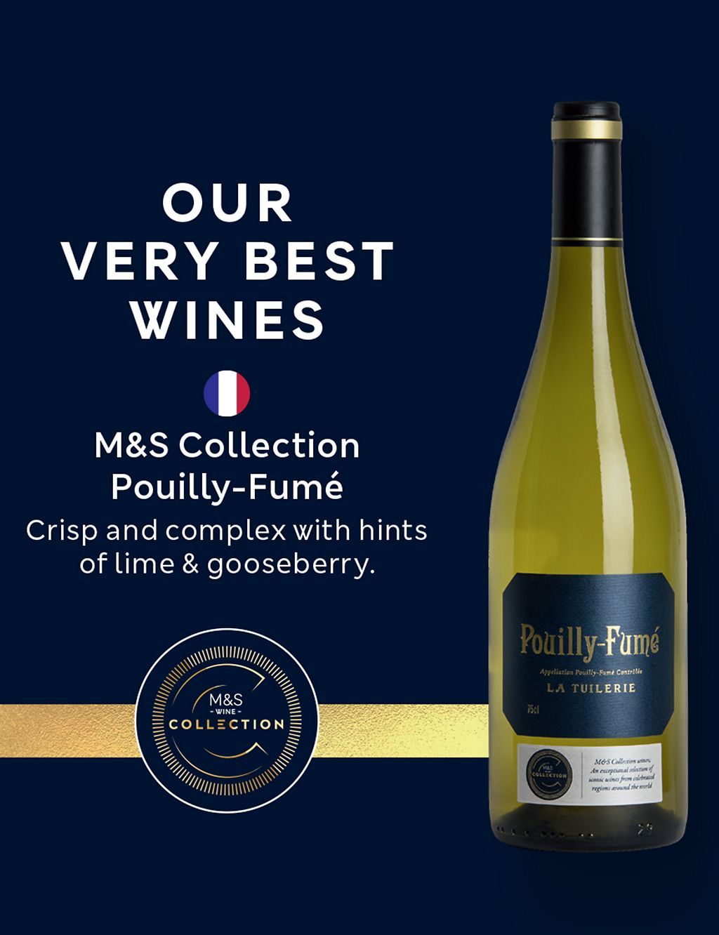 M&amp;amp;S Collection Pouilly Fume La Tuilerie -  Case of 6