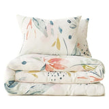 M&amp;amp;S Collection Pure Cotton Abstract Leaf Bedding Set Single- King