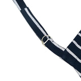 M&amp;amp;S Collection Pure Cotton Striped Apron One Size Navy