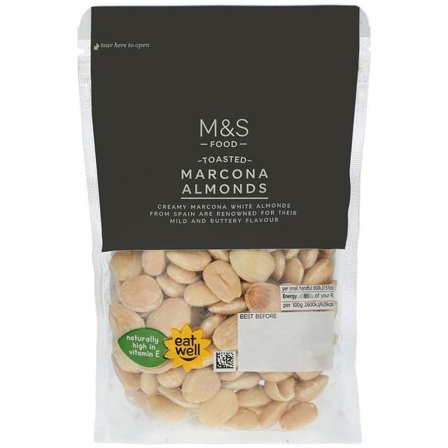 M&amp;amp;S Collection Roasted Marcona Almonds   150g Default Title