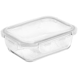 M&amp;amp;S Collection Small Glass Fridge Storage Container Grey