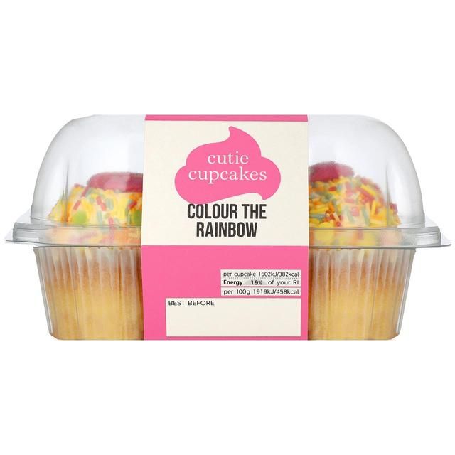 M&amp;amp;S Colour the Rainbow Cupcakes   167g