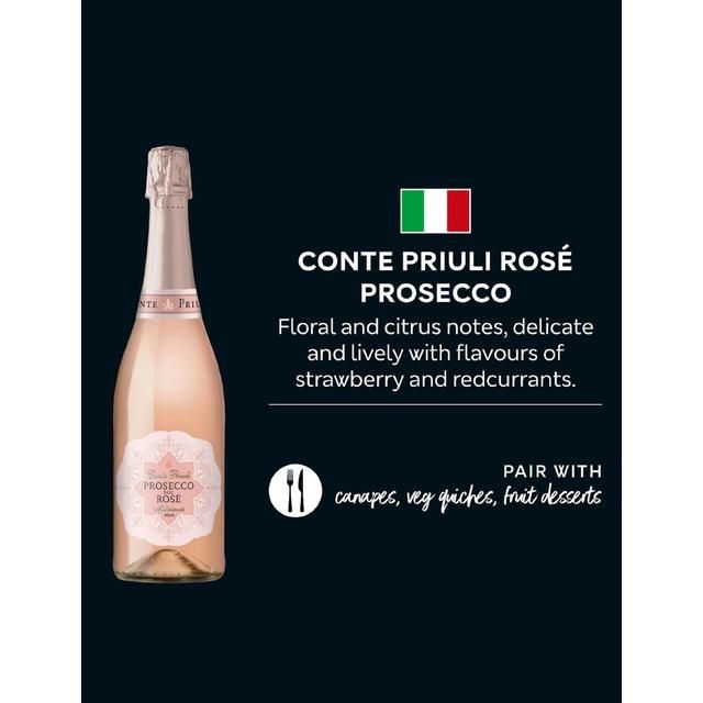 M&amp;amp;S Conte Priuli Prosecco Rose   75cl