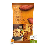 M&amp;amp;S Cool Sweet Potato Tortilla Chips   6 x 30g