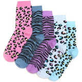 M&amp;amp;S Cotton Animal Socks 6-8 Multi   5 per pack