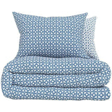 M&amp;amp;S Cotton Blend Circle Star Bedding Set Single Blue