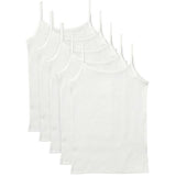 M&amp;amp;S Cotton Camisoles 5 Pack 2-16 Years White