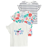 M&amp;amp;S Cotton Garden Tops 2-7 Years Ivory