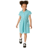 M&amp;amp;S Cotton Gingham School Dresses 3-10 Years Green