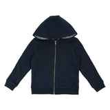 M&amp;amp;S Cotton Plain Hoodie 2-7 Years Navy