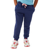 M&amp;amp;S Cotton Plain Joggers 2-7 Years Navy