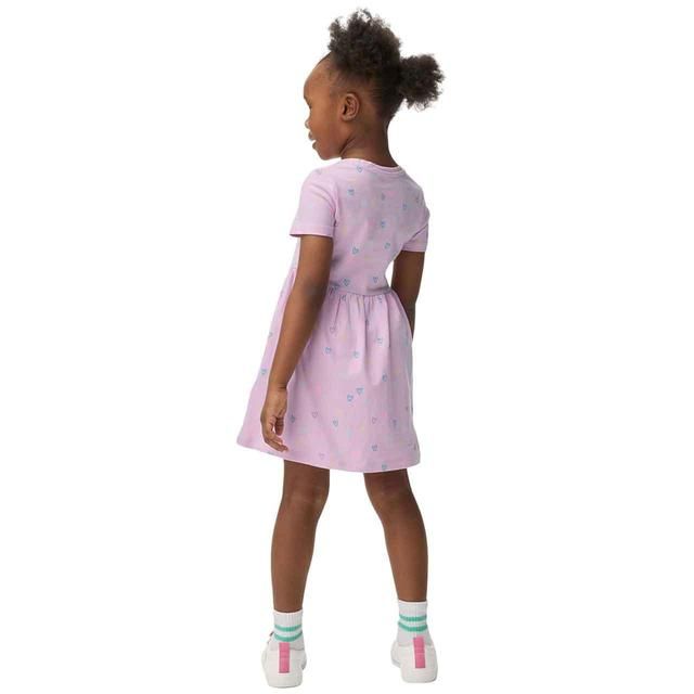 M&amp;amp;S Cotton Rich Dress 2-7 Years Pink