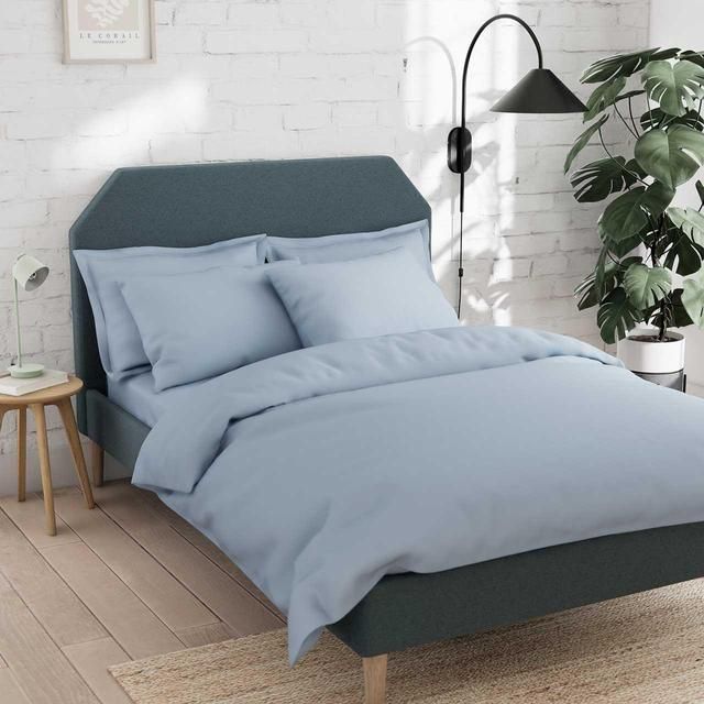 M&amp;amp;S Cotton Rich Duvet Cover King (5FT)  Chambray