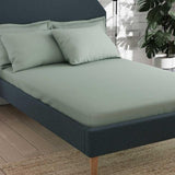 M&amp;amp;S Cotton Rich Fitted Sheet Double Duck Egg