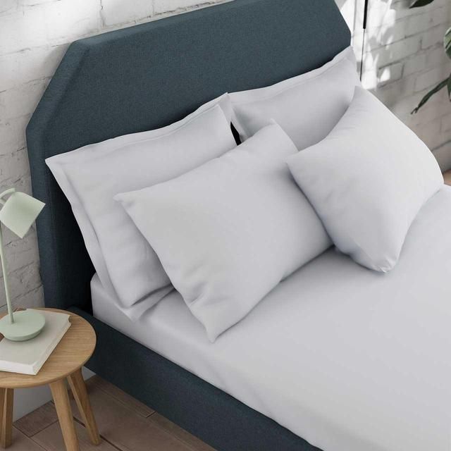 M&amp;amp;S Cotton Rich Fitted Sheet Single-Super King White