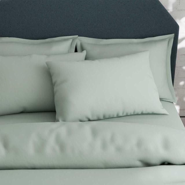 M&amp;amp;S Cotton Rich Pillowcases Duck Egg   2 per pack