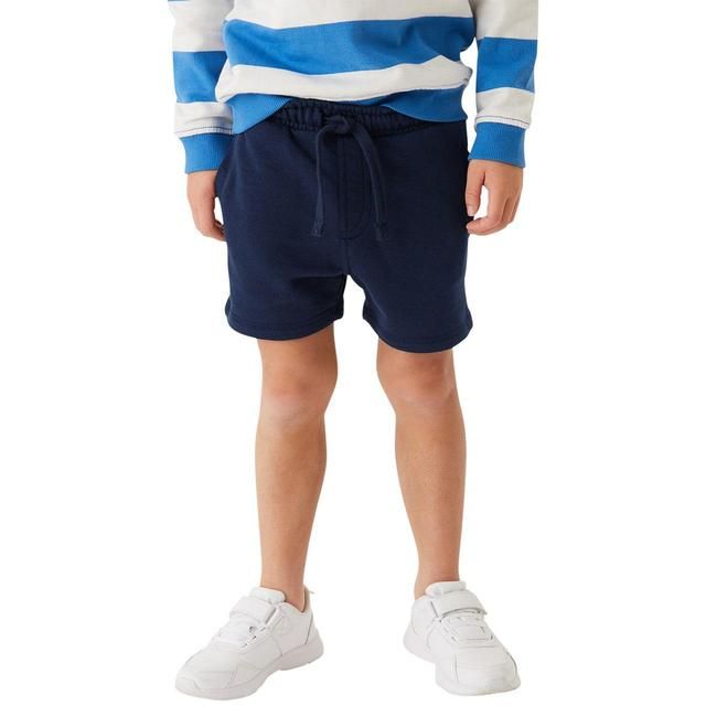 M&amp;amp;S Cotton Rich Plain Shorts 3-7 Y