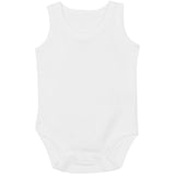 M&amp;amp;S Cotton Sleeveless Bodysuits 7 Pack White