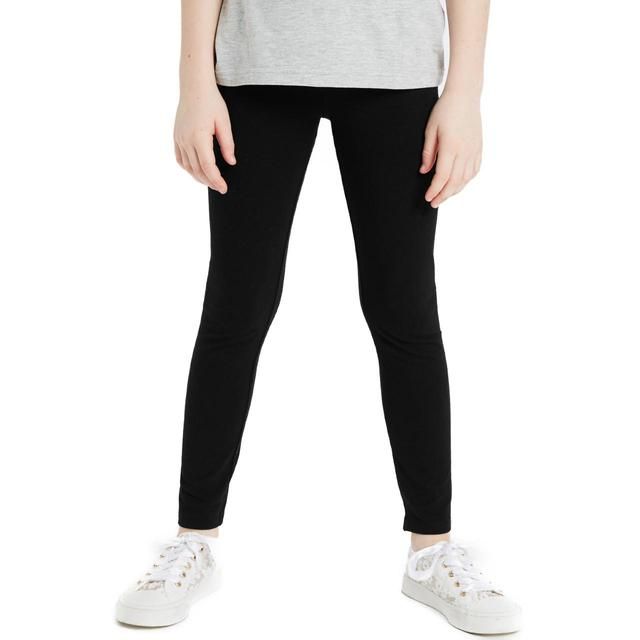 M&amp;amp;S Cotton Stretch Leggings 7-12 Years Black