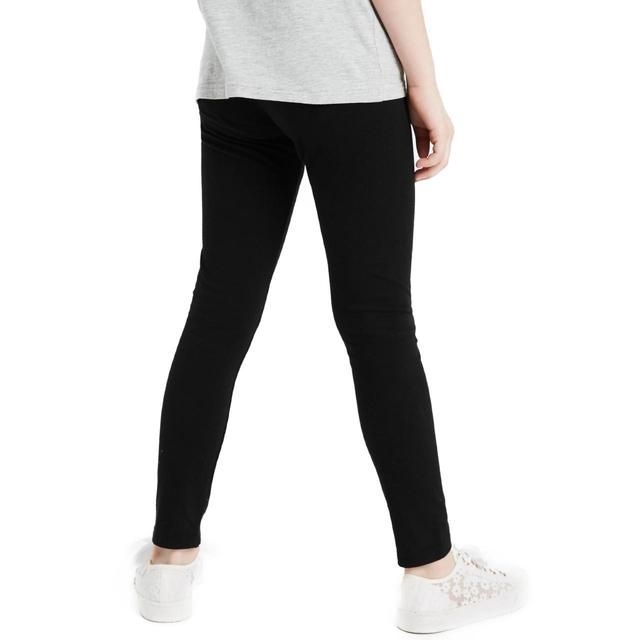 M&amp;amp;S Cotton Stretch Leggings 7-12 Years Black