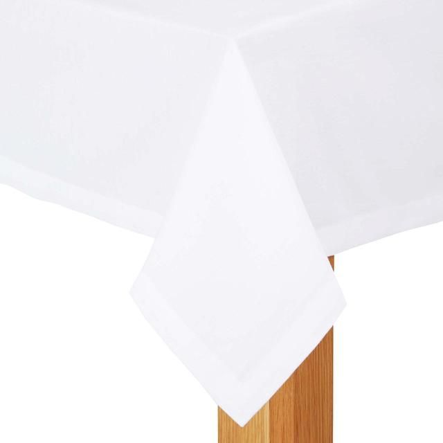 M&amp;amp;S Cotton Tablecloth White