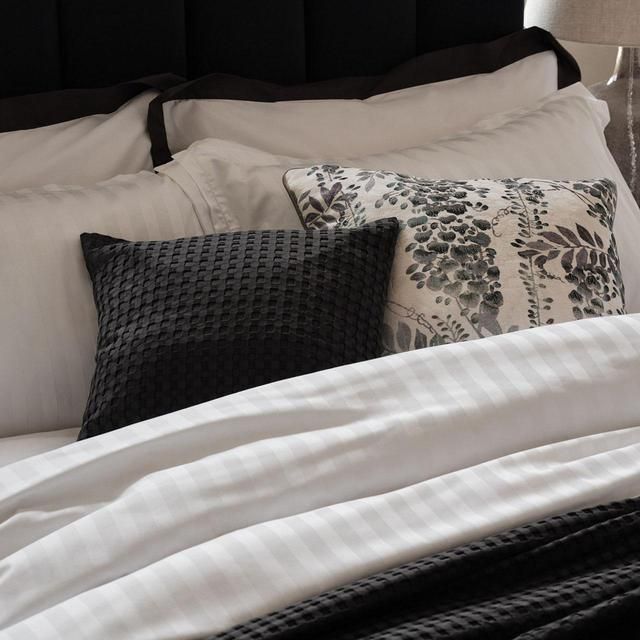 M&amp;amp;S Cotton Waffle Throw One Size Charcoal