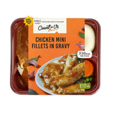 M&amp;amp;S Count On Us Mini Chicken Fillets in Gravy   400g