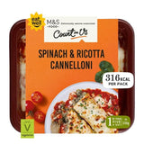 M&amp;amp;S Count On Us Spinach &amp;amp; Ricotta Cannelloni   400g