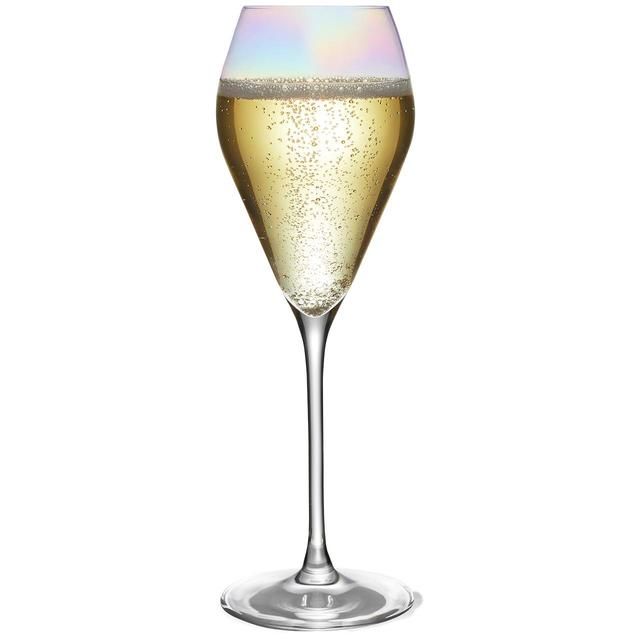 M&amp;amp;S Crystal Pearl Lustre Prosecco Flutes Set    2 per pack